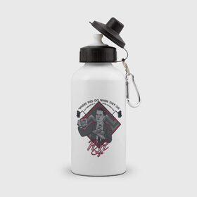 Бутылка спортивная с принтом Twin Peaks , металл | емкость — 500 мл, в комплекте две пластиковые крышки и карабин для крепления | cofee | дейл купер | кофе | твин пикс