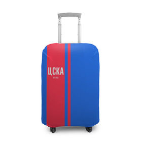 Чехол для чемодана 3D с принтом ЦСКА , 86% полиэфир, 14% спандекс | двустороннее нанесение принта, прорези для ручек и колес | кони | москва | цска