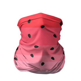 Бандана-труба 3D с принтом Арбузик , 100% полиэстер, ткань с особыми свойствами — Activecool | плотность 150‒180 г/м2; хорошо тянется, но сохраняет форму | pattern | trend | арбуз | зеленый | косточки | красный | мода | патерн | паттерн | розовый | текстура | тренд | фрукт | ягода