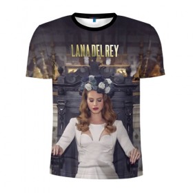 Мужская футболка 3D спортивная с принтом Lana Del Rey , 100% полиэстер с улучшенными характеристиками | приталенный силуэт, круглая горловина, широкие плечи, сужается к линии бедра | lana del rey | лана дель рей