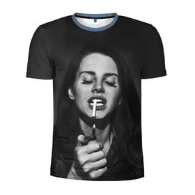 Мужская футболка 3D спортивная с принтом Lana Del Rey , 100% полиэстер с улучшенными характеристиками | приталенный силуэт, круглая горловина, широкие плечи, сужается к линии бедра | lana del rey | лана дель рей