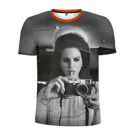 Мужская футболка 3D спортивная с принтом Lana Del Rey , 100% полиэстер с улучшенными характеристиками | приталенный силуэт, круглая горловина, широкие плечи, сужается к линии бедра | Тематика изображения на принте: lana del rey | лана дель рей