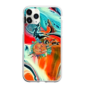 Чехол для iPhone 11 Pro Max матовый с принтом Лиса художник , Силикон |  | 3d | abstract | abstraction | fox | spray | абстракция | животные | кисти | краски | лиса | лисица | текстуры | художник