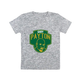 Детская футболка хлопок с принтом Gary Payton , 100% хлопок | круглый вырез горловины, полуприлегающий силуэт, длина до линии бедер | basketball | nba | seattle | sonics | sport | баскетбол | нба | пэйтон | сиэтл | соникс | спорт