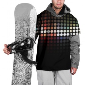 Накидка на куртку 3D с принтом Ночные огни , 100% полиэстер |  | Тематика изображения на принте: 