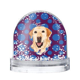Снежный шар с принтом Лабрадор Ретривер , Пластик | Изображение внутри шара печатается на глянцевой фотобумаге с двух сторон | animal | dog | labrador retriever | pet | puppy | арт | животные | лабрадор | пес | собаки