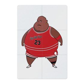 Магнитный плакат 2Х3 с принтом Fat Jordan , Полимерный материал с магнитным слоем | 6 деталей размером 9*9 см | basketball | bulls | chicago | jordan | michael | nba | sport | баскетбол | буллс | джордан | майкл | нба | спорт | чикаго