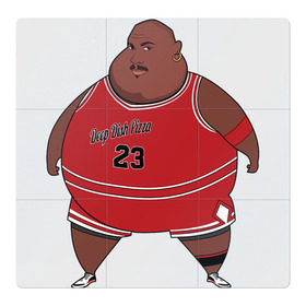 Магнитный плакат 3Х3 с принтом Fat Jordan , Полимерный материал с магнитным слоем | 9 деталей размером 9*9 см | basketball | bulls | chicago | jordan | michael | nba | sport | баскетбол | буллс | джордан | майкл | нба | спорт | чикаго