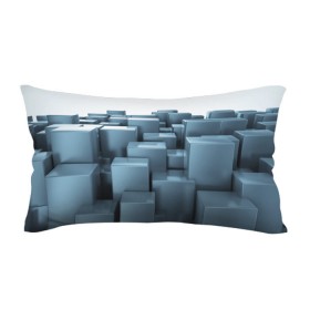Подушка 3D антистресс с принтом Кубическая текстура , наволочка — 100% полиэстер, наполнитель — вспененный полистирол | состоит из подушки и наволочки на молнии | abstract | abstraction | block | tessera | абстракция | кубики | текстура