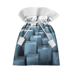 Подарочный 3D мешок с принтом Кубическая текстура , 100% полиэстер | Размер: 29*39 см | Тематика изображения на принте: abstract | abstraction | block | tessera | абстракция | кубики | текстура