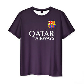 Мужская футболка 3D с принтом Barca Messi , 100% полиэфир | прямой крой, круглый вырез горловины, длина до линии бедер | barcelona | messi | барса | барселона | месси | футбол