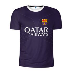 Мужская футболка 3D спортивная с принтом Barca , 100% полиэстер с улучшенными характеристиками | приталенный силуэт, круглая горловина, широкие плечи, сужается к линии бедра | barca | barcelona | барса | барселона | футбол | футбольная форма
