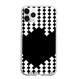 Чехол для iPhone 11 Pro Max матовый с принтом Шахматная клетка , Силикон |  | Тематика изображения на принте: abstract | abstraction | block | tessera | абстракция | клетка | кубики | текстура