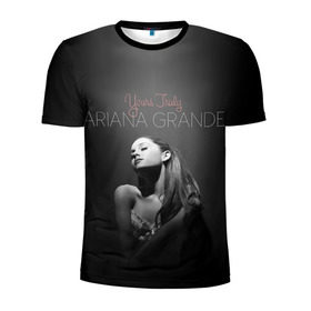 Мужская футболка 3D спортивная с принтом Ariana Grande , 100% полиэстер с улучшенными характеристиками | приталенный силуэт, круглая горловина, широкие плечи, сужается к линии бедра | ariana grande