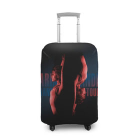 Чехол для чемодана 3D с принтом Ariana Grande , 86% полиэфир, 14% спандекс | двустороннее нанесение принта, прорези для ручек и колес | ariana grande