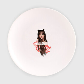 Тарелка с принтом Ariana Grande , фарфор | диаметр - 210 мм
диаметр для нанесения принта - 120 мм | Тематика изображения на принте: ariana grande