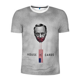 Мужская футболка 3D спортивная с принтом House of Cards , 100% полиэстер с улучшенными характеристиками | приталенный силуэт, круглая горловина, широкие плечи, сужается к линии бедра | Тематика изображения на принте: house of cards | карточный домик | кевин спейси | сериалы