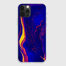 Чехол для iPhone 12 Pro Max с принтом Ультрафиолетовые разводы , Силикон |  | abstraction | watercolor | абстракция красок | акварель | брызги красок | живопись | краска | потертость красок | разводы | размытые краски | текстуры | черно белый | яркие | яркие краски