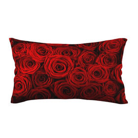 Подушка 3D антистресс с принтом Красные розы , наволочка — 100% полиэстер, наполнитель — вспененный полистирол | состоит из подушки и наволочки на молнии | букет | красный | розы | цветы