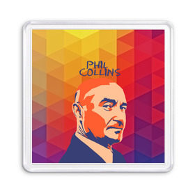 Магнит 55*55 с принтом Phil Collins , Пластик | Размер: 65*65 мм; Размер печати: 55*55 мм | Тематика изображения на принте: phil collins | актер | альтернатива | британский певец | музыкант | рок