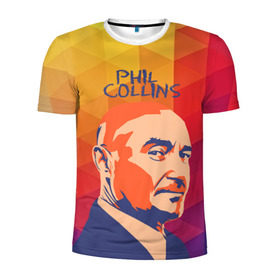 Мужская футболка 3D спортивная с принтом Phil Collins , 100% полиэстер с улучшенными характеристиками | приталенный силуэт, круглая горловина, широкие плечи, сужается к линии бедра | phil collins | актер | альтернатива | британский певец | музыкант | рок