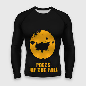 Мужской рашгард 3D с принтом poets of the fall ,  |  | poets of the fall | rock | альтернатива | музыка | поэты | рок | фины
