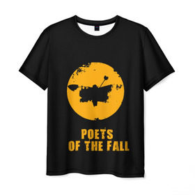 Мужская футболка 3D с принтом poets of the fall , 100% полиэфир | прямой крой, круглый вырез горловины, длина до линии бедер | poets of the fall | rock | альтернатива | музыка | поэты | рок | фины