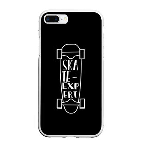 Чехол для iPhone 7Plus/8 Plus матовый с принтом Skate-expert , Силикон | Область печати: задняя сторона чехла, без боковых панелей | skate expert | skateboard | скейтборд