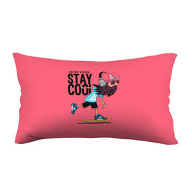 Подушка 3D антистресс с принтом Stay cool , наволочка — 100% полиэстер, наполнитель — вспененный полистирол | состоит из подушки и наволочки на молнии | hipster | skateboard | sport