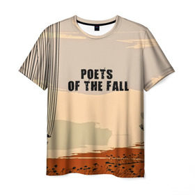 Мужская футболка 3D с принтом poets of the fall , 100% полиэфир | прямой крой, круглый вырез горловины, длина до линии бедер | Тематика изображения на принте: poets of the fall | rock | альтернатива | музыка | поэты | рок | фины