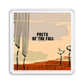 Магнит 55*55 с принтом poets of the fall , Пластик | Размер: 65*65 мм; Размер печати: 55*55 мм | poets of the fall | rock | альтернатива | музыка | поэты | рок | фины