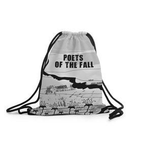 Рюкзак-мешок 3D с принтом Poets of the fall , 100% полиэстер | плотность ткани — 200 г/м2, размер — 35 х 45 см; лямки — толстые шнурки, застежка на шнуровке, без карманов и подкладки | poets of the fall | rock | альтернатива | музыка | поэты | рок | фины