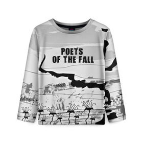 Детский лонгслив 3D с принтом Poets of the fall , 100% полиэстер | длинные рукава, круглый вырез горловины, полуприлегающий силуэт
 | poets of the fall | rock | альтернатива | музыка | поэты | рок | фины