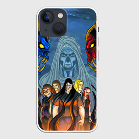 Чехол для iPhone 13 mini с принтом Metalocalypse (Dethklok) 4 ,  |  | dethklok | metalocalypse