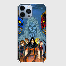 Чехол для iPhone 13 Pro Max с принтом Metalocalypse (Dethklok) 4 ,  |  | Тематика изображения на принте: dethklok | metalocalypse