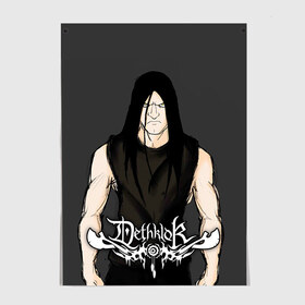 Постер с принтом Metalocalypse (Dethklok) 12 , 100% бумага
 | бумага, плотность 150 мг. Матовая, но за счет высокого коэффициента гладкости имеет небольшой блеск и дает на свету блики, но в отличии от глянцевой бумаги не покрыта лаком | dethklok | metalocalypse