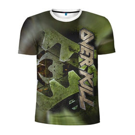 Мужская футболка 3D спортивная с принтом Overkill 1 , 100% полиэстер с улучшенными характеристиками | приталенный силуэт, круглая горловина, широкие плечи, сужается к линии бедра | Тематика изображения на принте: overkill