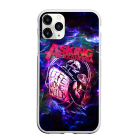 Чехол для iPhone 11 Pro матовый с принтом Life gone wild , Силикон |  | asking alexandria | бен брюс | группа | джеймс касселлс | дэнни уорсноп | жанр | жизнь исчезла | жизнь одичавшая | звезды | космос | кэмерон лидделл | музыка | музыканты | песни | рок | скелет | сэм бэттли