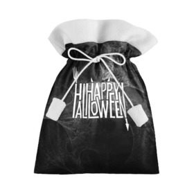 Подарочный 3D мешок с принтом Happy Halloween , 100% полиэстер | Размер: 29*39 см | 