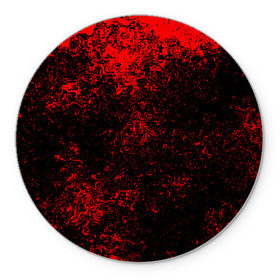 Коврик круглый с принтом Брызги красок(red style) , резина и полиэстер | круглая форма, изображение наносится на всю лицевую часть | abstraction | color | paint | spray | tie dye | абстракция | брызги красок | всплеск красок | капли красок | текстуры