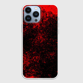 Чехол для iPhone 13 Pro Max с принтом Брызги красок(red style) ,  |  | abstraction | color | paint | spray | tie dye | абстракция | брызги красок | всплеск красок | капли красок | текстуры