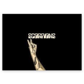 Поздравительная открытка с принтом Scorpions , 100% бумага | плотность бумаги 280 г/м2, матовая, на обратной стороне линовка и место для марки
 | Тематика изображения на принте: scorpions | клаус майне
рудольф шенкер | маттиас ябс | микки ди | павел мончивода | скорпионы