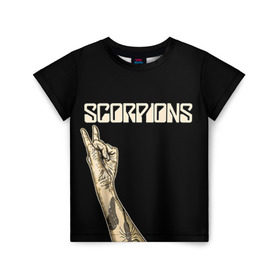 Детская футболка 3D с принтом Scorpions , 100% гипоаллергенный полиэфир | прямой крой, круглый вырез горловины, длина до линии бедер, чуть спущенное плечо, ткань немного тянется | scorpions | клаус майне
рудольф шенкер | маттиас ябс | микки ди | павел мончивода | скорпионы