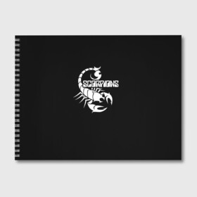 Альбом для рисования с принтом Scorpions , 100% бумага
 | матовая бумага, плотность 200 мг. | Тематика изображения на принте: scorpions | клаус майне
рудольф шенкер | маттиас ябс | микки ди | павел мончивода | скорпионы