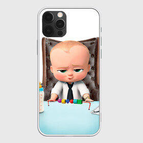 Чехол для iPhone 12 Pro Max с принтом Boss Baby , Силикон |  | Тематика изображения на принте: boss baby | босс | молокосос | мультфильмы