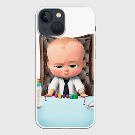 Чехол для iPhone 13 mini с принтом Boss Baby ,  |  | boss baby | босс | молокосос | мультфильмы