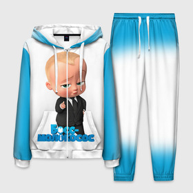 Мужской костюм 3D с принтом Boss Baby , 100% полиэстер | Манжеты и пояс оформлены тканевой резинкой, двухслойный капюшон со шнурком для регулировки, карманы спереди | boss baby | босс | молокосос | мультфильмы