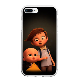 Чехол для iPhone 7Plus/8 Plus матовый с принтом Boss Baby , Силикон | Область печати: задняя сторона чехла, без боковых панелей | boss baby | босс | молокосос | мультфильмы