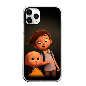 Чехол для iPhone 11 Pro матовый с принтом Boss Baby , Силикон |  | Тематика изображения на принте: boss baby | босс | молокосос | мультфильмы