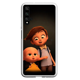 Чехол для Honor 20 с принтом Boss Baby , Силикон | Область печати: задняя сторона чехла, без боковых панелей | boss baby | босс | молокосос | мультфильмы